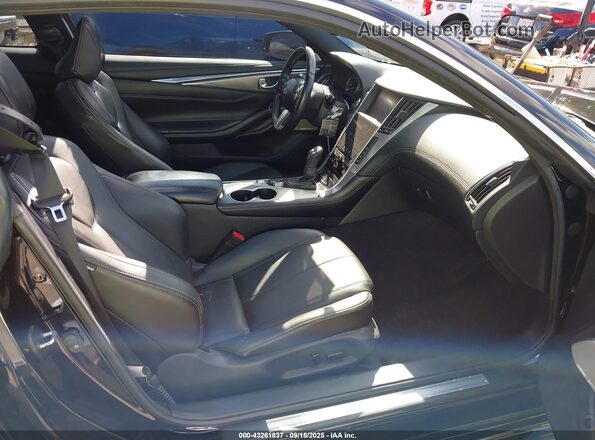 JN1EV7EL0JM392686 2018 INFINITI Q60 Черный Вид салона спереди