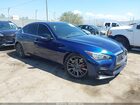 2020 Infiniti Q50 Red Sport 400 Blue vin: JN1FV7AP6LM630203