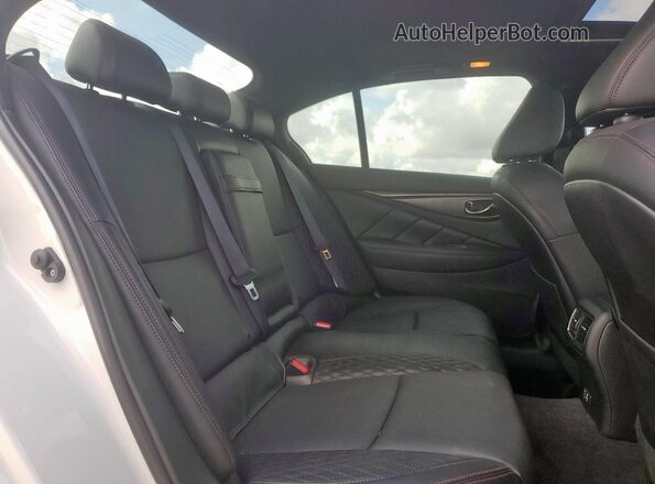 JN1FV7DP0PM570520 2023 INFINITI Q50 White Widok tylnych siedzeń