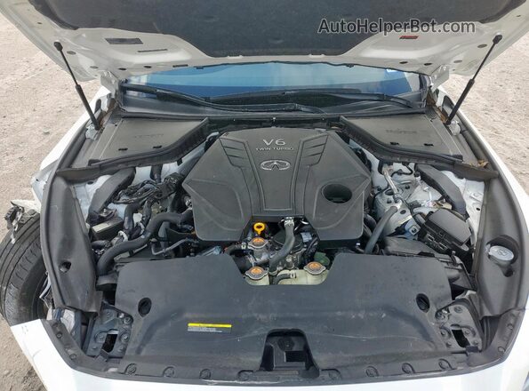 JN1FV7DP0PM570520 2023 INFINITI Q50 White Widok wnętrza z tyłu