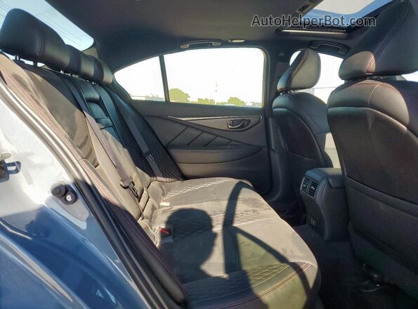 JN1FV7DP3PM570513 2023 INFINITI Q50 Серый Вид задних сидений