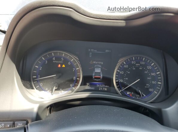 JN1FV7EL8KM440814 2019 INFINITI Q60 Black Вид щитка приладів