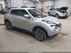 2017 Nissan Juke Sv Silver vin: JN8AF5MV7HT752797