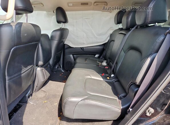 JN8AY2AC9M9146419 2021 NISSAN ARMADA Black Вид задніх сидінь