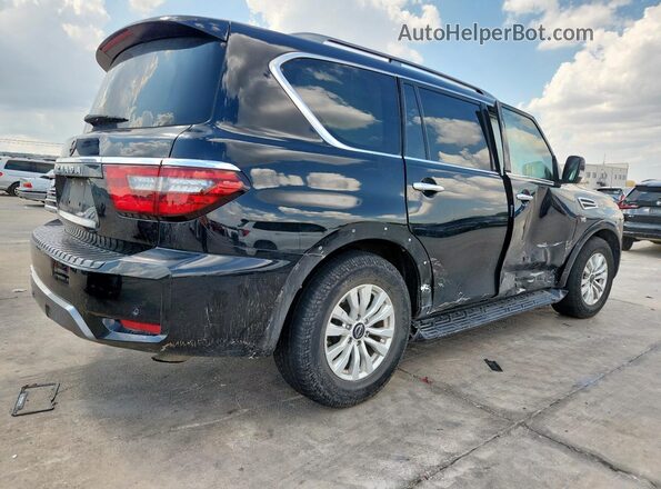 JN8AY2AC9M9146419 2021 NISSAN ARMADA Black Задня права чверть