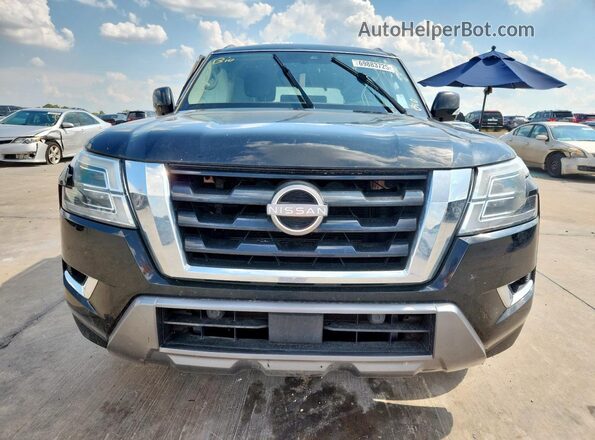 JN8AY2AC9M9146419 2021 NISSAN ARMADA Black Вид спереду