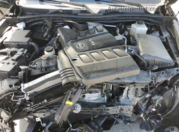 JN8AY2AD1R9709740 2024 NISSAN ARMADA Black Vista del compartimento del motor