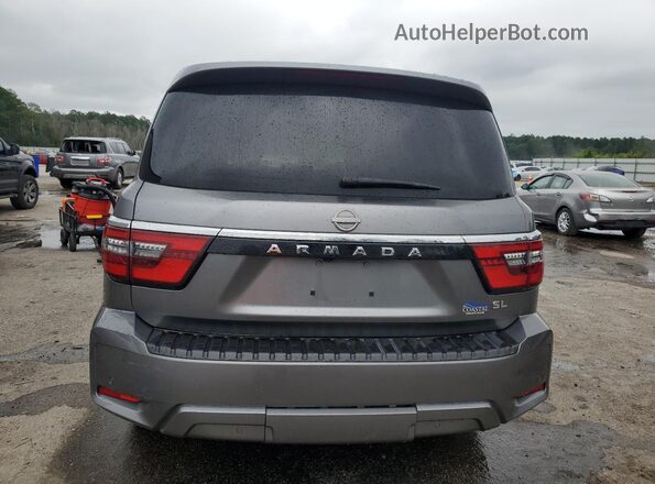 JN8AY2BA1M9371009 2021 NISSAN ARMADA Gray Rear view