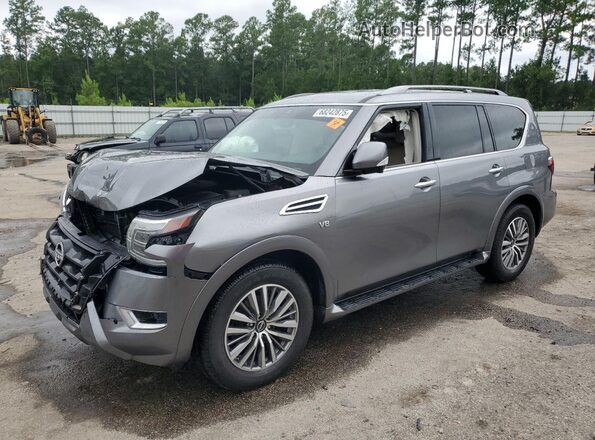 JN8AY2BA1M9371009 2021 NISSAN ARMADA Gray Front left