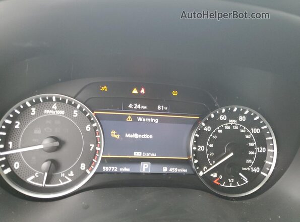 JN8AY2BC5N9161368 2022 NISSAN ARMADA Gray ხელსაწყოთა პანელის ხედი