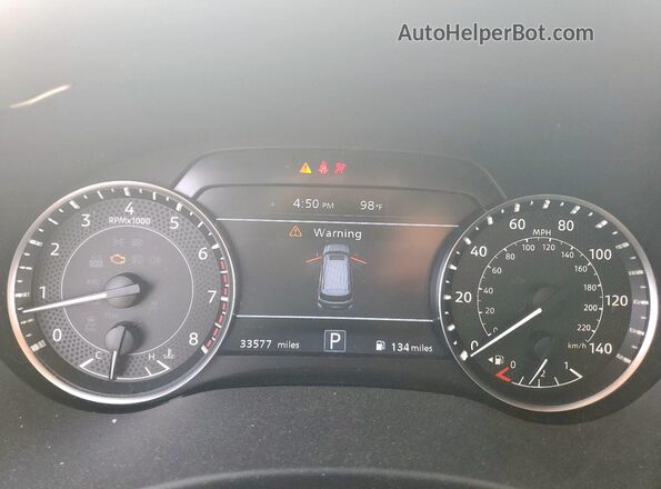 JN8AY2BC9N9161289 2022 NISSAN ARMADA Черный Вид щитка приборов