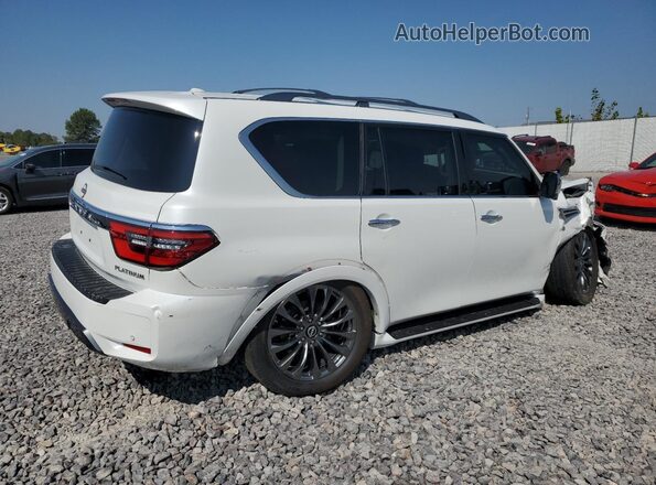 JN8AY2DBXN9813874 2022 NISSAN ARMADA Белый Задняя правая четверть