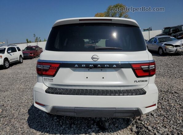 JN8AY2DBXN9813874 2022 NISSAN ARMADA Белый Вид сзади