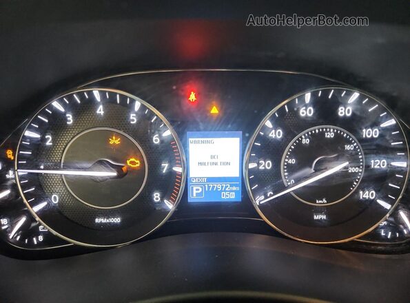 JN8AY2NE9J9733095 2018 NISSAN ARMADA Black ხელსაწყოთა პანელის ხედი