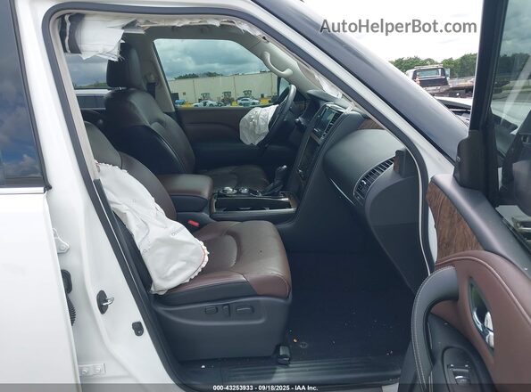 JN8AZ2AE4M9268507 2021 INFINITI QX80 White Vista interior delantera