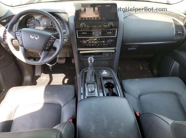 JN8AZ2AF7P9756654 2023 INFINITI QX80 Black Առջևի վահանակի տեսք
