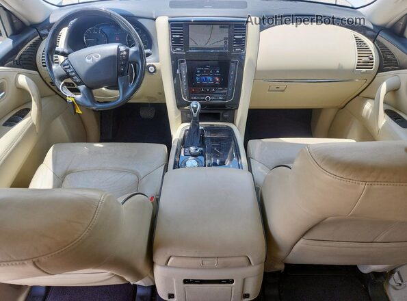 JN8AZ2AF8M9716269 2021 INFINITI QX80 Белый Вид панели приборов