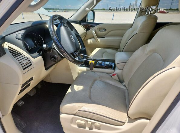 JN8AZ2AF8M9716269 2021 INFINITI QX80 Белый Вид салона спереди
