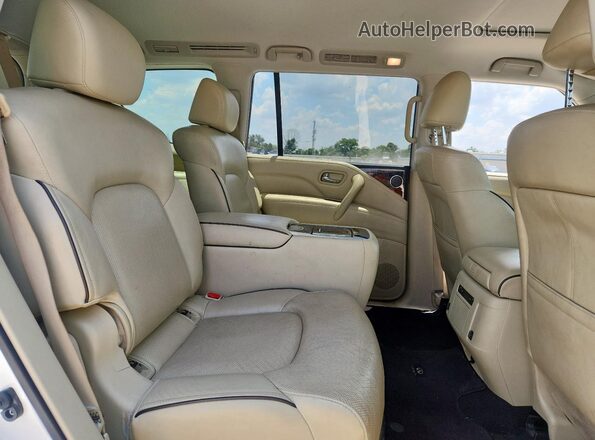 JN8AZ2AF8M9716269 2021 INFINITI QX80 Белый Вид задней части салона