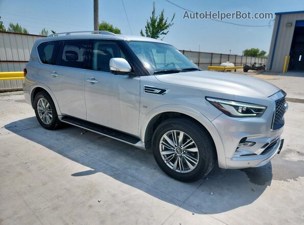 JN8AZ2NF5L9704881 2020 INFINITI QX80 Серебряный Передняя правая четверть