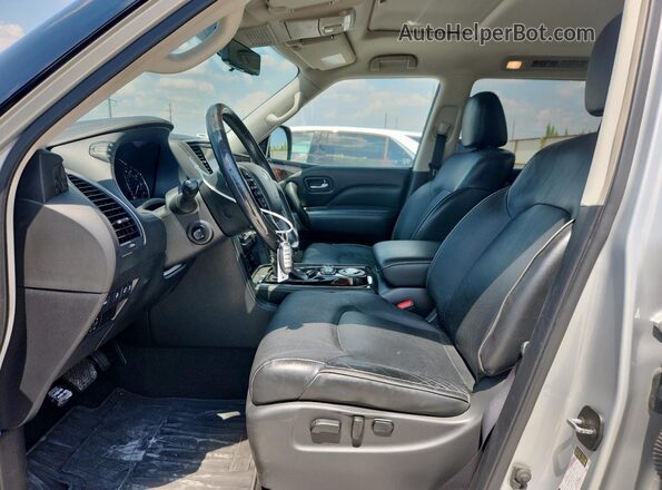 JN8AZ2NF5L9704881 2020 INFINITI QX80 Серебряный Вид салона спереди
