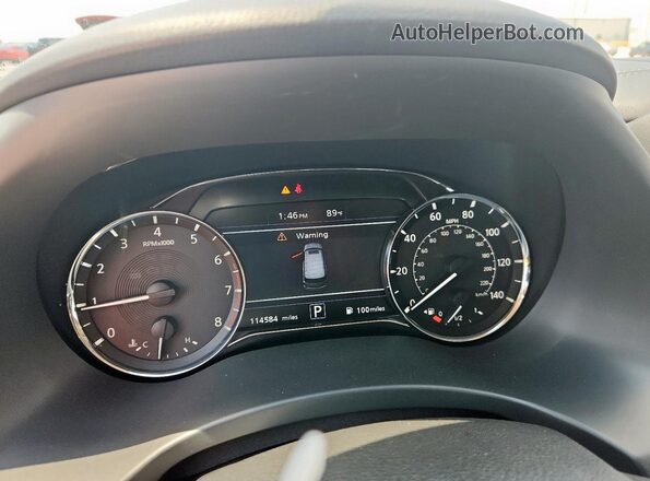 JN8AZ2NF5L9704881 2020 INFINITI QX80 Серебряный Вид щитка приборов