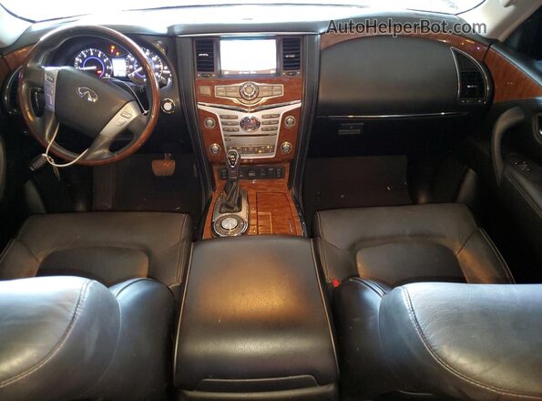 JN8AZ2NFXJ9662625 2018 INFINITI QX80 Silver Vista del salpicadero