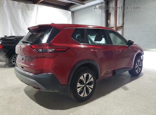 JN8BT3BA1NW043665 2022 NISSAN ROGUE Red უკანა მარჯვენა
