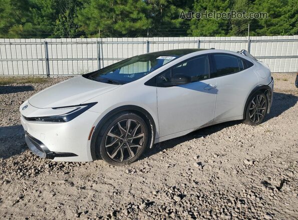 JTDACACU2P3009937 2023 TOYOTA PRIUS White Առջևի ձախ երեք քառորդ տեսարան