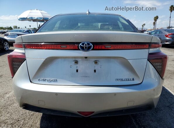 JTDBVRBD3HA001468 2017 TOYOTA MIRAI Silver Вид ззаду