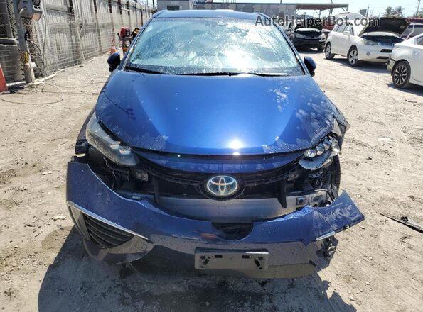 JTDBVRBD5HA003402 2017 TOYOTA MIRAI Blue Front view