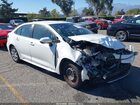 2022 Toyota Corolla Le White vin: JTDEPMAE6N3028894