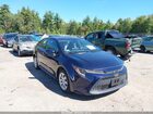 2020 Toyota Corolla Le Blue vin: JTDEPRAE1LJ066121