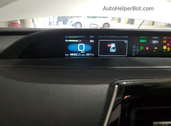 JTDKAMFU2N3172219 2022 TOYOTA PRIUS Silver Սարքավորումների վահանակի տեսք