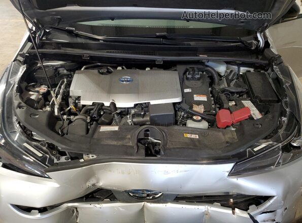 JTDKAMFU2N3172219 2022 TOYOTA PRIUS Silver Սալոնի հետևի տեսք