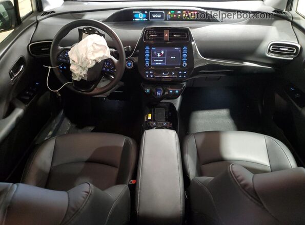 JTDKAMFU2N3172219 2022 TOYOTA PRIUS Silver Առջևի վահանակի տեսք