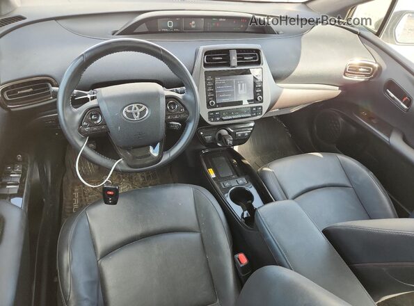 JTDKAMFU5M3127192 2021 TOYOTA PRIUS White Widok deski rozdzielczej