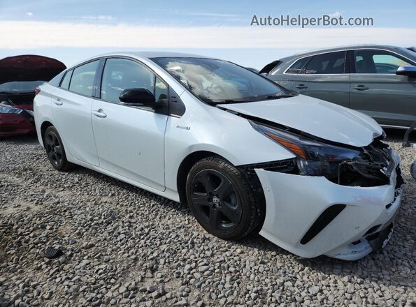 JTDKAMFU5M3127192 2021 TOYOTA PRIUS White Przód prawy