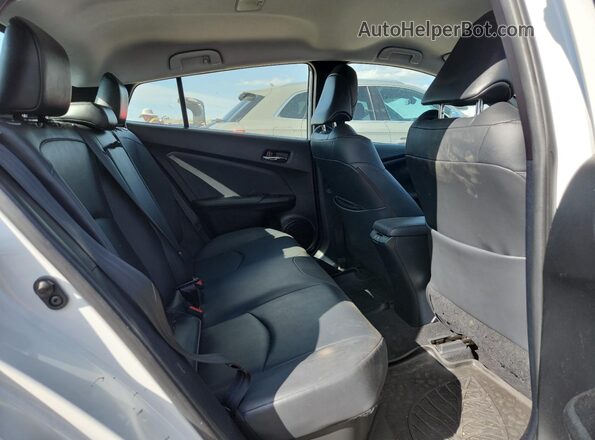 JTDKAMFU5M3127192 2021 TOYOTA PRIUS White Widok tylnych siedzeń