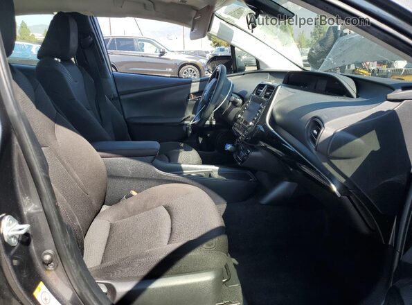 JTDKAMFU6M3148603 2021 TOYOTA PRIUS Gray Սալոնի դիմացի տեսք