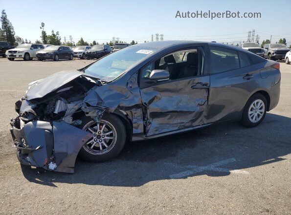 JTDKAMFU6M3148603 2021 TOYOTA PRIUS Gray Առջևի ձախ երեք քառորդ տեսարան