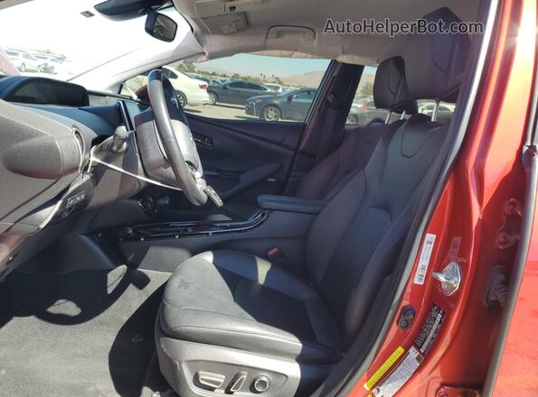 JTDKARFU2J3546237 2018 TOYOTA PRIUS Red Սալոնի դիմացի տեսք