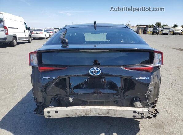 JTDKARFU5L3126006 2020 TOYOTA PRIUS Black Вид ззаду
