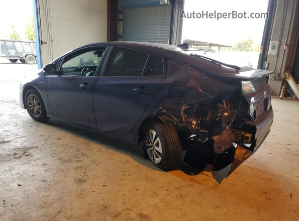 JTDKBRFU3J3594875 2018 TOYOTA PRIUS Синий Задняя левая четверть