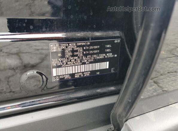 JTEAAAAH0NJ098469 2022 TOYOTA LE Black 360 interior view