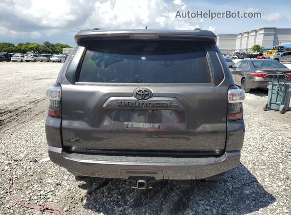 JTEMU5JR4M5970373 2021 TOYOTA 4RUNNER Gray Вид ззаду