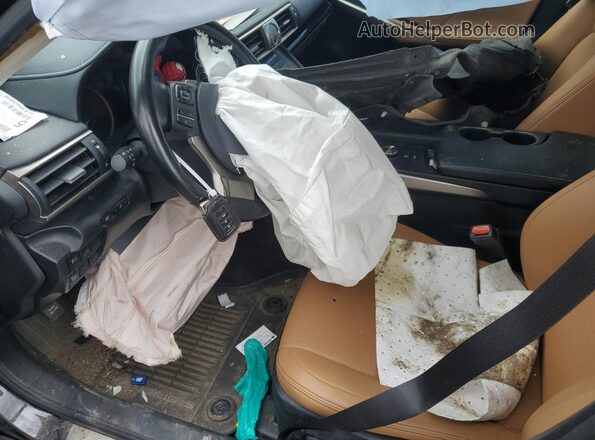 JTHA81F20L5042685 2020 LEXUS IS Черный Вид салона спереди