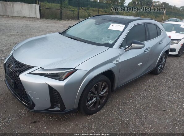 JTHB9JBH6R2078001 2024 LEXUS UX 250H Silver წინა მარცხენა ხედი სამი მეოთხედიდან
