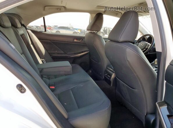 JTHBA1D24K5097263 2019 LEXUS IS Белый Вид задних сидений