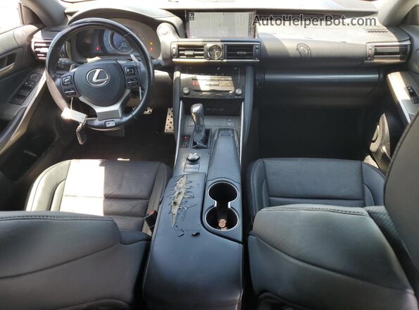 JTHBA1D29H5046365 2017 LEXUS IS White Dashboard view